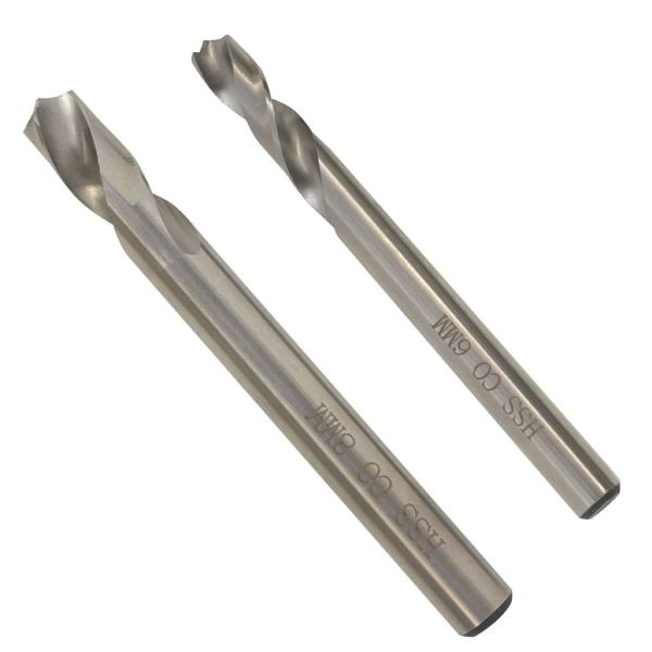 vidaXL 2-teilig Schweißpunktbohrer-Set 6/8 mm HSS, 210383