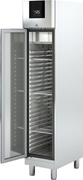 KBS Edelstahlkühlschrank KU 359, Türanschlag links, 50356