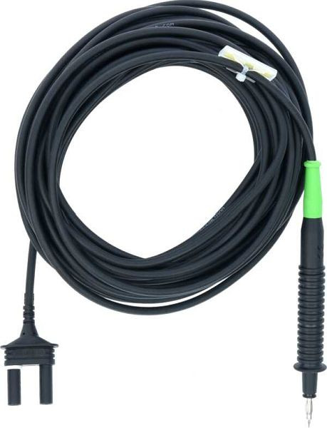Gossen Metrawatt SK15-25A Sondenleitung mit einer Länge von 15 m, 4 mm Prüfspitze, CAT II 300 V / 25 A (geeignet für Prüfgeräte mit Merkmal "G02"), Z746D