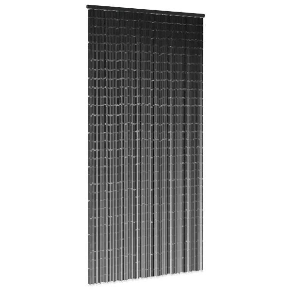 vidaXL Insekten-Türvorhang Dunkelgrau 90x220 cm Bambus, 4017448
