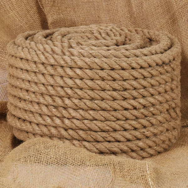 vidaXL Juteseil 100 m Länge 16 mm Stärke, 153763, 8720845762537