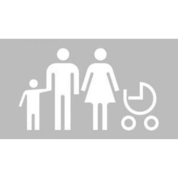 Stein HGS Straßenmarkierung aus Thermoplastik -Sonderzeichen Fußgänger/Kinderwagen-, 33959