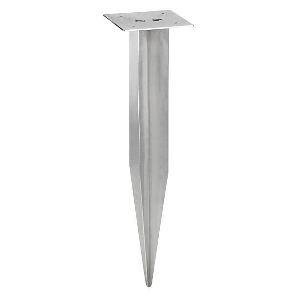 LCD Erdspieß grau Edelstahl, 120mm x 450mm 099E, 133886