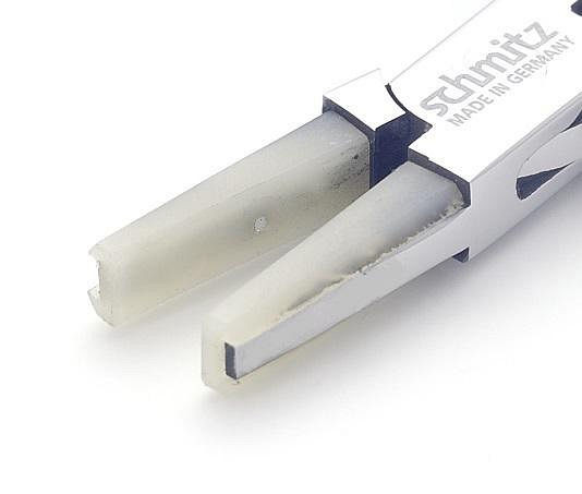 Schmitz Zangen Flachzange 150 mm mit 11mm breiten Kunststofffbacken, 4424HS22