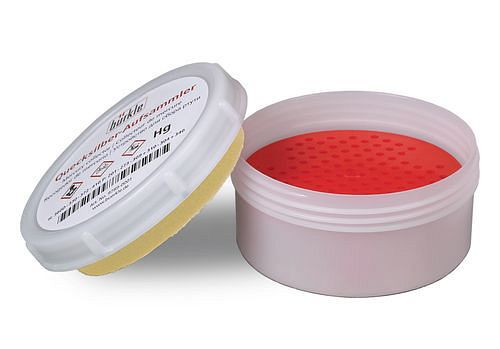 DENIOS Quecksilber-Aufsammler, Dose mit Schraubdeckel, 256709