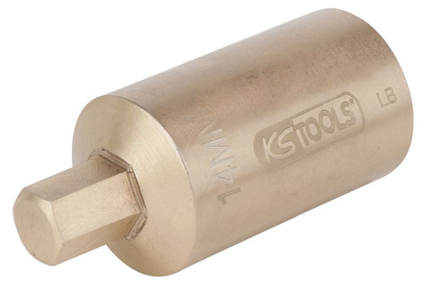 KS Tools BRONZEplus Bit-Stecknuss Innensechskant 1" 19 mm, 963.1057