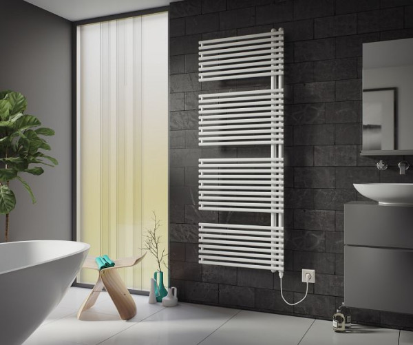 Ximax Elektrischer Handtuchwärmer Helene 1789 mm x 600 mm 900 Watt Typ 1 Weiß RAL 9003, 12794