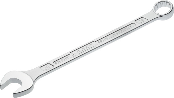 Hazet Ring-Maulschlüssel, Außen-Doppel-Sechskant-Tractionsprofil, 28 mm, 600N-28