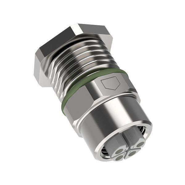 LAPP Rundsteckverbinder EPIC® POWER M12L A4 4P, VE: 20 Stück, 44423417