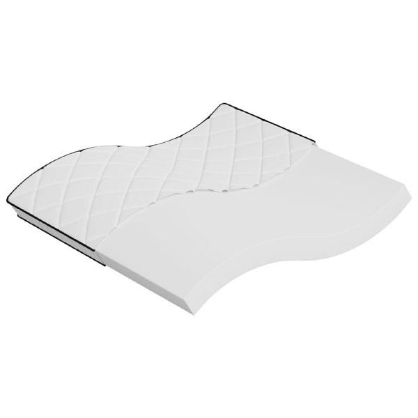 vidaXL Matratze Schaumstoff Mittelweich 180x200 cm, 373038