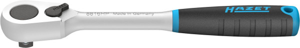 Hazet HiPer Feinzahn-Umschaltknarre, Vierkant massiv 10 mm (3/8 Zoll), 8816HP