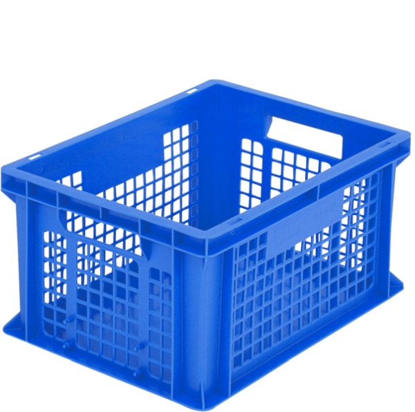 BITO Eurostapelbehälter BN /BN4322 400x300x215 blau, Wände durchbrochen, C0850-0011