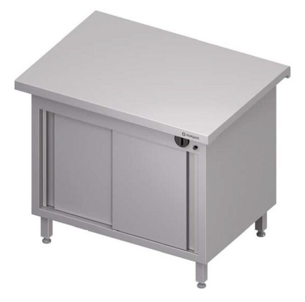 Stalgast Wärmeschrank "Free Flow" mit Schiebetüren 1100x735x880 mm Edelstahlabdeckung, FF11118