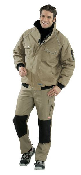 Planam Canvas 320 Winterblouson, khaki/schwarz, Größe XXXL, 2185064