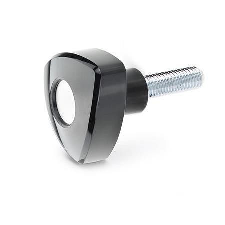 Ganter Dreikantgriffschrauben, Kunststoff (GN 5339-50-M8-16-SW), VE: 50 Stück, 5339-50-M8-16-SW