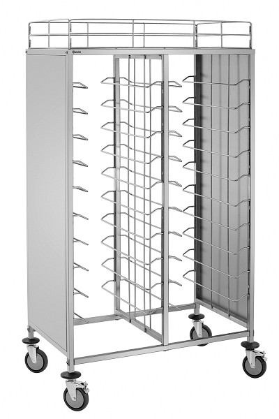Bartscher Regalwagen 20GN1/1, Tragfähigkeit pro Einschub, max.: 10 kg, 300210