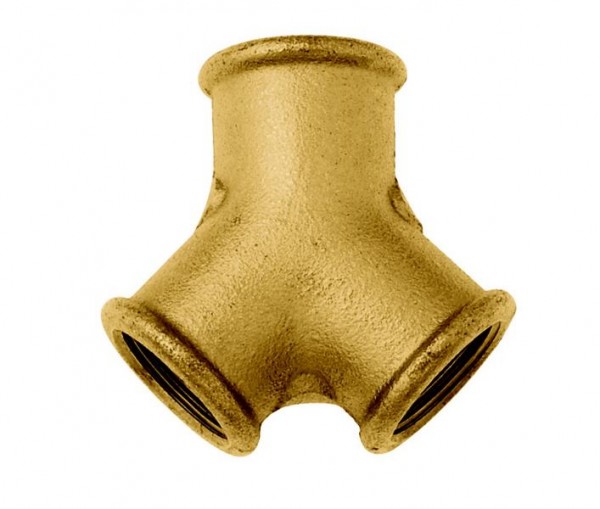 GEKA Abzweigstück "TG", 3 x IG R 3/4" TG Zn, VE: 5 Stück, 61.9738