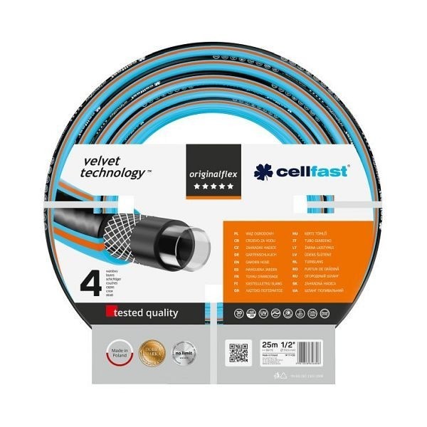 Cellfast Gartenschlauch ORIGINALFLEX VT 3/4'''' 50 m, 17-121