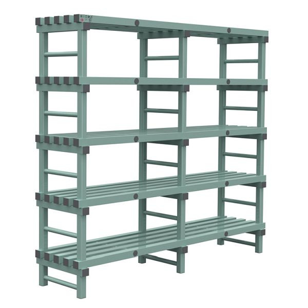 REA Euro-Regal 2000x500x1850mm, 5 Ständer mit 350mm Abstand, 308.185