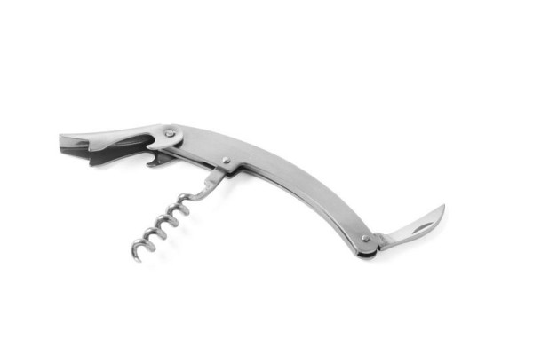 Bar up Kellnerkorkenzieher, 110 mm, Edelstahl, gebogen, 597200