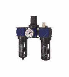 Riegler Wartungseinheit, 3-teilig mit Polycarbonatbehälter und Schutzkorb, 124856