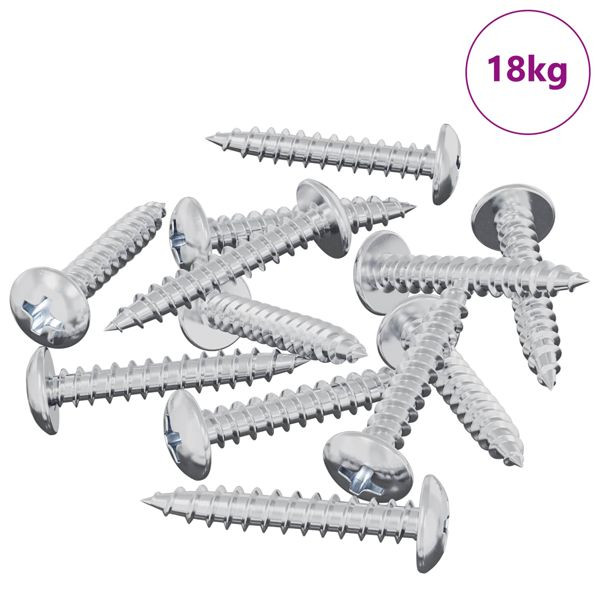 vidaXL Selbstschneidender Nagel 9231-teilig Zink-beschichtet Stahl, 864507