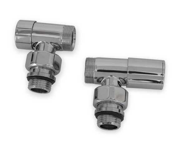 Sanotechnik Rücklaufverschraubung 3/4" Chrom für Badezimmer-Heizkörper, BZ002