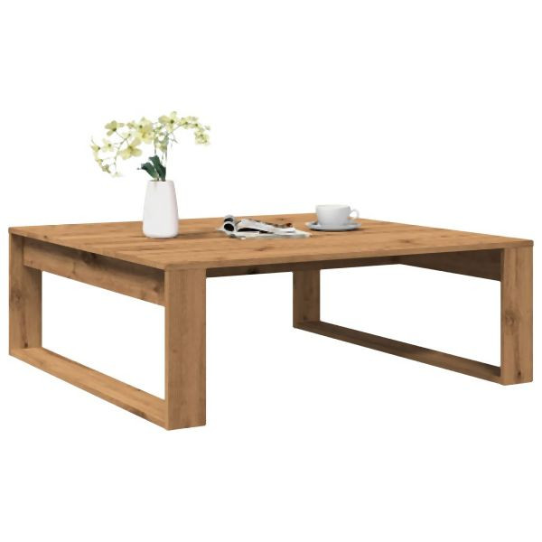 vidaXL Couchtisch Artisan-Eiche 100x100x35 cm Holzwerkstoff, 856691