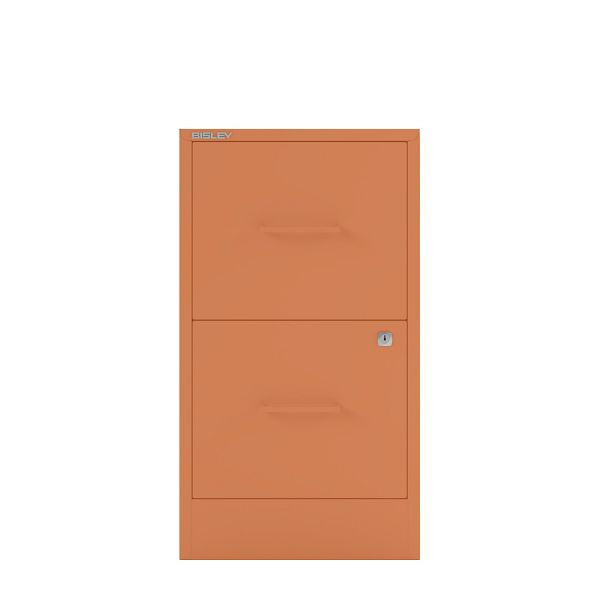Bisley Home Filer, 2 HR-Schubladen, Stahlgriff, 603 orange, PFA2SH603