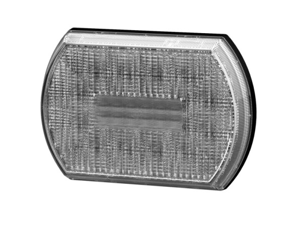 HELLA Blinkleuchte, Shapeline Tech, LED, 12/24V, geschraubt/Einbau, Scheibenfarbe: glasklar, AMP, 2-polig, hinten links/hinten rechts, 2BA 013 330-001