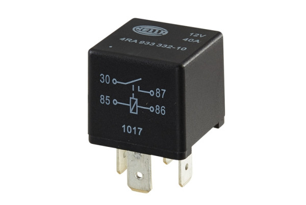 HELLA Relais, Arbeitsstrom, 12V, 4-polig, Schließer, 4RA 933 332-101