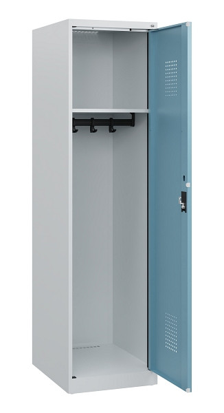 C+P Spind Evolo PLUS, 1 Abteil, 1530x400x500mm, 7035/0010, Zylinderschloss, 0490005-12 S10035