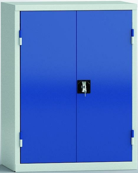 KLW Universalschrank, 1000 x 750 x 490 mm, Flügeltüren, 2 Fachböden, 7FN-CH1000TD-7524XRB