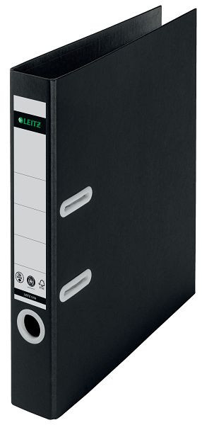 LEITZ 1019 Qualitäts-Ordner Recycle 180°, A4, 50 mm, klimaneutral, schwarz, 1019-00-95
