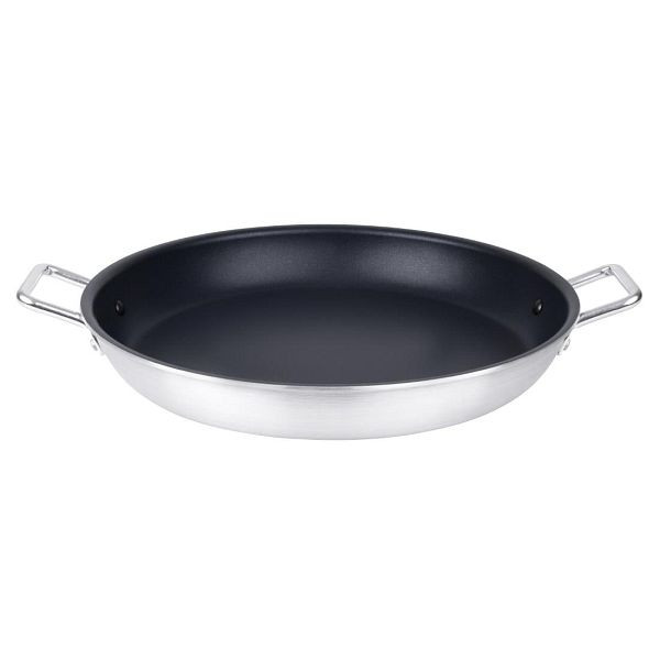 Vogue Aluminium Antihaft Teflon Platinum Plus Paella Pfanne 45 cm, HT991