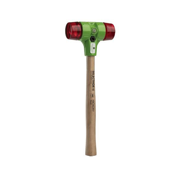 KUKKO Schonhammer "SELECTHOR" KU mit Schlageinsätzen aus Kunststoff Ø 30 mm (300 mm Gesamtlänge), 3-030111-KU-KU-1