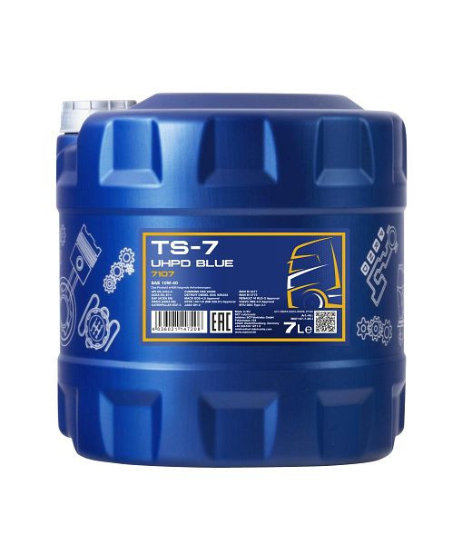 MANNOL Mehrbereichsöl 7107 TS-7 UHPD 10W-40 Blue, VE: 7 l, MN7107-7