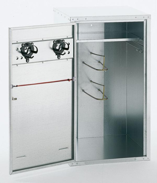 Growi Sattelschrank (HxTxB): 106 x 60 x 60 cm, Vorhangschloss, Sattelhalter, 10050140