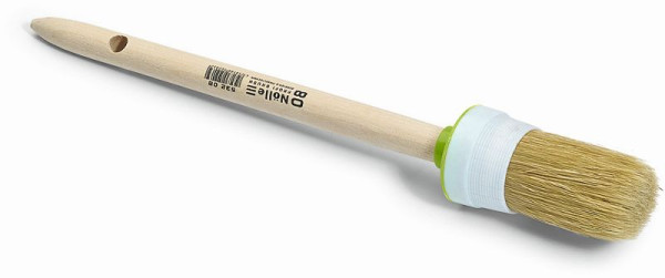 Nölle Handwerker-Ringpinsel, helle Borstenmischung Größe 16, Borstenlänge 55 mm, Fassung Kunststoff, VE: 6 Stück, 53216