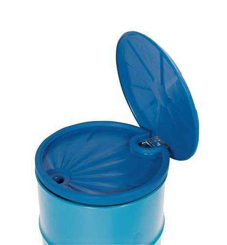 DENIOS Fasstrichter aus Polyethylen (PE), rund, 5 Liter Volumen, mit Deckel, 114745