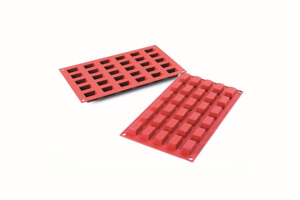 Schneider Silikonbackform Kuchen Mini, 30x18 mm, Höhe 16 ml, 115077