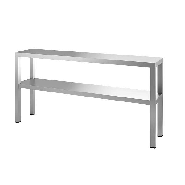Vaiotec TOPLINE Aufsatzbord 300 / 2 Etagen, 40 mm starke Arbeitsplatte, 100x30x65 cm, 10504