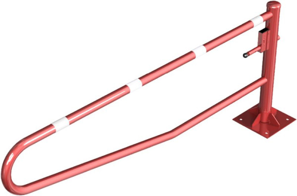 Schake Gatterschranke drehbar 2,50m mit Profilzylinderver, 413_251ZBP