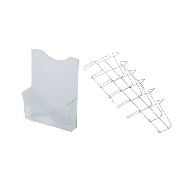 Stein HGS System-Zubehör -ZIP MAGIC ACCESSOIRES-, Prospektschale, brochure holder, aus PC/Format DIN A4, UV-beStück/bruchsicher, 11917