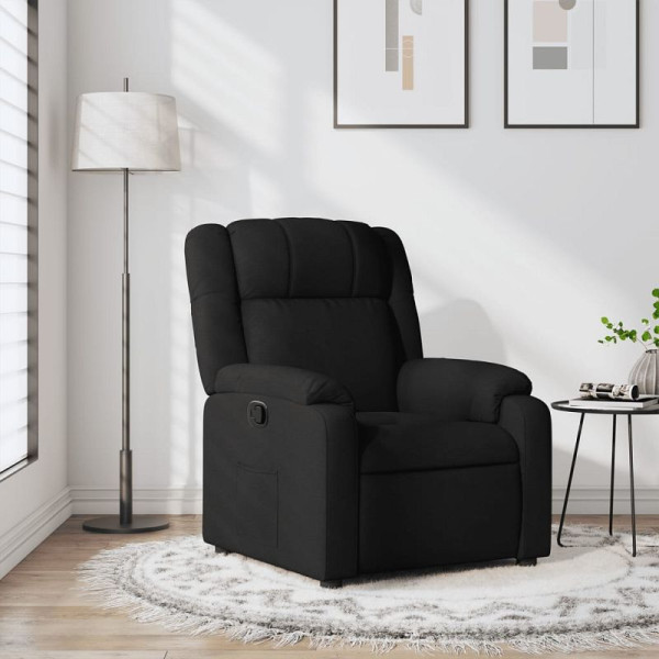 vidaXL Relaxsessel, schwarzer Stoff, 3206202, 8721012186903