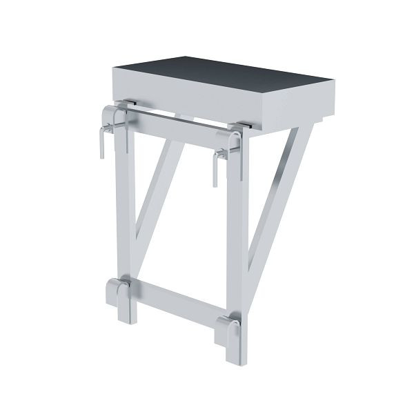 Munk Günzburger Steigtechnik Ablageschale für Geländer 600x100x300, 300108