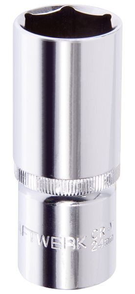 Kraftwerk Steckschlüssel, Sechskant, 78 mm, 1/2", 30 mm, 301300