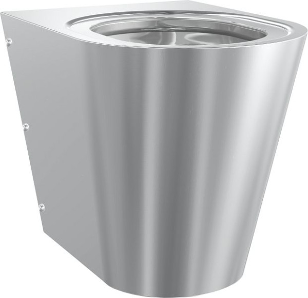 KWC T-WC, Campus, Edelstahl, wandhängend, 360x400x500 mm, ohne Sitz, 2000100153