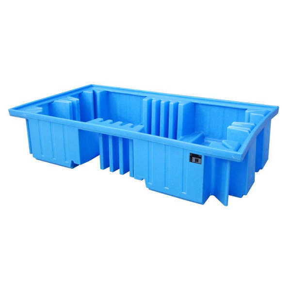 STEIN HGS GREEN-LINE PE-Auffangwanne WP, aus robustem Polyethylen, Gesamthöhe 510 mm, 2 IBC 1000 Liter, 79209.0002