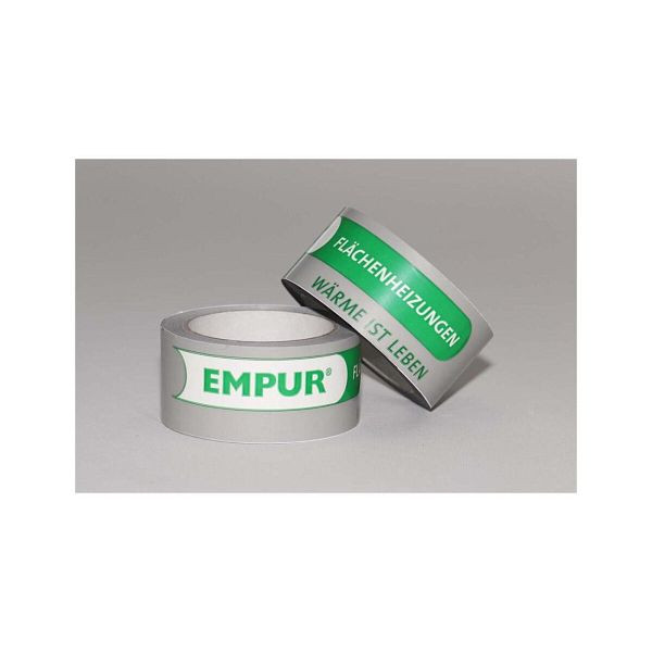 EMPUR Klebeband PUR-THERM Rolle, Kunststoff, grau/silber 905501, VE: 66 m, 106762